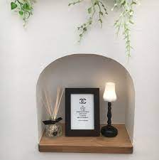 ベッド脇におひとつどう ダイソー アンティーク調ライト が使える 東京バーゲンマニア home decor floating nightstand decor