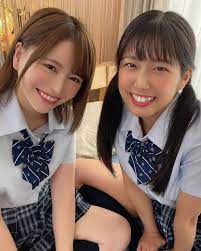kawaii*さんのインスタグラム写真 - (kawaii*Instagram)「🌼#kawaiiおふしょファイル 🌼 ﻿ #星仲ここみ  ちゃん（左） #前乃菜々﻿ ちゃん（右） 2人の共演作品、本日配信スタート！ ﻿ #ほしなかここみ #hoshinakakokomi #まえのなな  #maenonana #新作 #発売 #共演﻿ #制服 ...