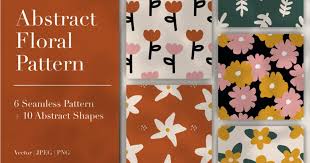 Check spelling or type a new query. Abstract Floral Pattern Shapes Bundle Creative Fabrica
