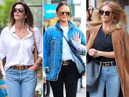 Gucci double g brass buckle reversible textured leather belt 1.5w black/brown. The Gucci Belt Has Won Over 2018 Celebrities