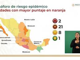 16 estados de la república mexicana permanecerán en el color verde, 15 en amarillo, 1 en naranja y, por séptima semana consecutiva, ningún estado estará en color rojo. Asi Quedo El Semaforo Del 15 Al 28 De Febrero Solo Dos Estados En Rojo Y Chiapas Vuelve Al Verde Proceso