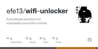 Wifi unlocker is the app that you need! Github Efe13 Wifi Unlocker Automatically Exported From Code Google Com P Wifi Unlocker