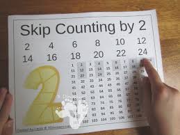 No Prep Number Skip Counting Worksheet 3 Dinosaurs