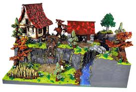 Minecraft medieval saw mill tutorial. Lego Mittelalter Moc Medieval Sawmill Zusammengebaut