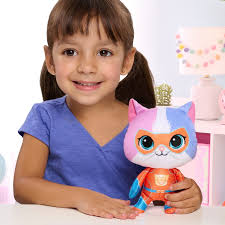 Disney Junior SuperKitties Buddy Plushie, Huggable & Snuggle, Kitten Toy  for Kids Ages 2+
