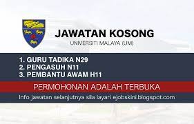 Maybe you would like to learn more about one of these? Jawatan Kosong Universiti Malaya Um Februari 2020