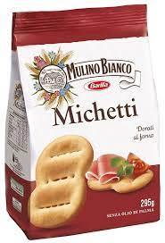 Mulino bianco michetti have a consistency particular, can be appreciated in any occasion, specially as biscuits for cheese or simply to satisfy a whim or a small languor. S P 00331 Mulino Bianco Michetti