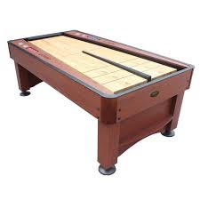 To build this you need to determine the length of the table then the type of wood you want to use. Playcraft Switchback 7 Shuffleboard Table Cherry Walmart Com Walmart Com