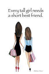 Review some of the animals from the mixed up chameleon by eric carle. Every Tall Girl Needs A Short Best Friend Illustration Big Little Sorority Bestie Birthday Gift Best Friend Drawing Short Tall Friends Art Friendship Quotes Latest Inspirational Quotes For You