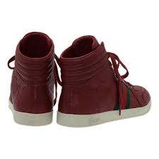 Get the best deal for gucci high top sneakers for men from the largest online selection at ebay.com. Gucci Red Guccissima Leather Web Detail High Top Sneakers Size 42 5 Gucci Tlc