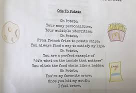Ode Poetry Students Created Odes To Objects Or Things That Do Not Get Much Appreciation Students Applied Figur Poetry For Kids Poetry Lessons Language Poetry