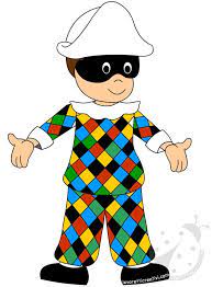 Maschera Di Arlecchino Per Bambini Da Stampare E Colorare Maschera Carnevale Bambini