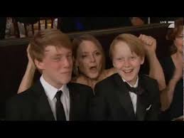 She is the recipient of many accolades including two academy awards, three british academy film awards, three golden globe awards, and the honorary cecil b. Jodie Foster And Her Sons At The Golden Globe 2012 Youtube