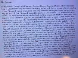 The epic of gilgamesh is based on an ancient story from sumer; Solved A Plot Summary Of The Epic Of Gilgamesh Is My Plo Chegg Com