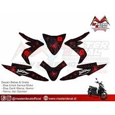 .vega r new 2006 body street racing. Stiker Motor All New Beat Street Esp Spider Web Red Variasi Grade B