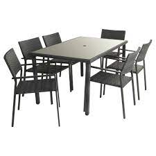 Wilko Garden Set Rattan Effect 6 Piece Wilko