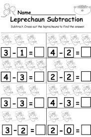 This Is A Free St Patrick S Day Subtraction Printable For Early Learners It Is A One Step Downloa Subtraction Subtraction Worksheets Subtraction Kindergarten