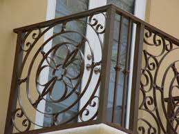 As for guards along a set of stairs that serve as a handrail as well they are allowed to be at a height of no less than 34 inches but no more than 38 inches. Flower Design Balcony Railing Custom Railings Monarch Custom Doors