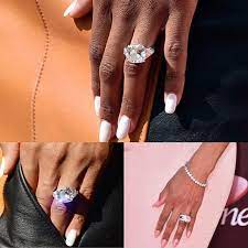 The Most Expensive Celebrity Engagement Rings Ciara Russel Wilson A Dazzling 16ct Brilliant Cushion Shaped Diamond Flanked With Cosas Para Comprar Compras