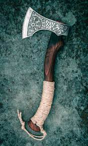 Fenrir And Vegvisir Viking Axe In 2021 Viking Axe Axe Vikings