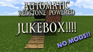 Minecraft Automatic Redstone Jukebox Tutorial No Mods Bedrock Edition Youtube Скачай и установи minecraft forge. minecraft automatic redstone jukebox tutorial no mods bedrock edition