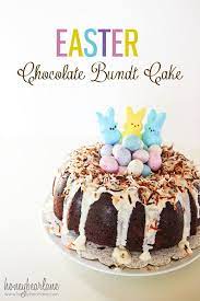 Easter Chocolate Bundt Cake Recipe Easter Bundt Cake Chocolate Bundt Cake Easter Cakes