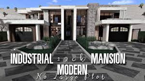 Industrial Modern Mansion 190k Roblox Bloxburg No Large Plot Nghenhachay Net