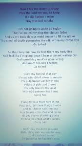 When I Die Bury Me With All My Ice On Lyrics Pin On Music Lyrics