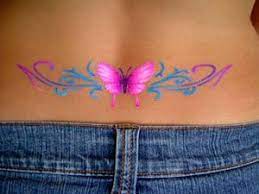 Butterfly Tattoos On Lower Back Lower Back Tattoo Designs Back Tattoos Back Tattoos Spine