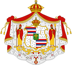 The Life Of The Land Is Perpetuated In Righteousness Hawaiian Coat Of Arms Google Search Coat Of Arms Black And Grey Tattoos Heraldry