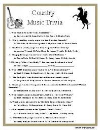 While you might not be hanging out at a local bar right now listening to music and spouting out random trivia about overheard tunes, you. Country Music Trivia Questions And Answers Printable Trivia Printable