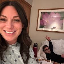 I've been looking through my delivery room pictures, hoping to find more  pictures with you, especially from when Ariella was born. All I found was  one precious photo from Alejandro's birth 😅