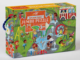 We are making a diy puzzle piece today. Splash Park 24 Piece Puzzle Purple Cow Toys