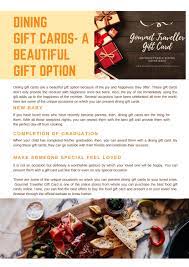 Use of this card constitutes acceptance of the following terms and conditions. Dining Gift Cards A Beautiful Gift Option By Gourmet Traveller Gift Card Issuu