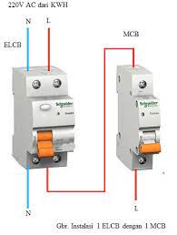 Sementara elcb berfungsi mengamankan instalasi dan peralatan listrik dari kebocoran arus. Mengenal Dunia Elektronika Cara Instalasi Elcb Untuk Keamanan Rumah