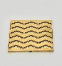 Infinity drain site sizeable 48 long x 2 wide drain kit with grate, channel, stop ends, and outlet assembly. Trend Brushed Gold Unique Drain Cover Ebbe America Square Drain Covers More