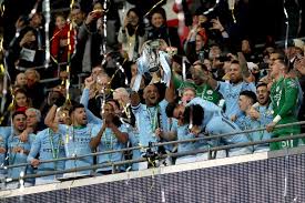 Manchester city vence a liga inglesa (foto: City Atropela Arsenal Conquista A Copa Da Liga Inglesa E Gabriel Jesus Comemora Primeiro Titulo Jovem Pan