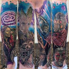 The outer space is a mystical place. Guardians Of The Galaxy Tattoo Sleeve By Tony Sklepic Best Tattoo Ideas Gallery