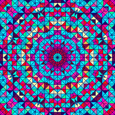 Your stained glass pattern search made easy! Color Abstract Geometric Retro Pattern Stained Glass Window Royalty Free Cliparts Vectors And Stock Illustration Image 28403903