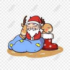 Santa claus png, snow maiden png ,snowman png with christmas gifts, toys and monkey. Santa Claus Reindeer Sleeping Png Transparent Bottom Png Image Picture Free Download 611465238 Lovepik Com