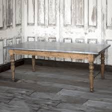 Zinc Top Farm Table Mesas De Comedor Comedores Pequenos Mesas
