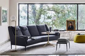Edouard Designed By Antonio Citterio For B B Italia Is A 3 Seater Sofa With Fabric Upholstery Legs Made Of Pewter Varnished Aluminum Mobilya Tasarim Mimari