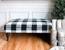 Apply code at checkout to save. Design 59 Buffalo Check Ottoman Black And White Plaid Handmade Amazon Com