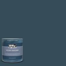 Behr Ultra 1 Qt Home Decorators Collection Hdc Cl 28 Nocturne Blue Extra Durable Satin Enamel Interior Paint Primer 775304 The Home Depot Behr Ultra Interior Paint Paint Primer