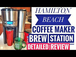 Also use it to mix puddings and beat eggs for omelets. Detailed Review Hamilton Beach Brewstation Coffee Maker 47950 Iced Coffee Youtube