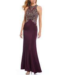 Shop For Cachet Embroidered Bodice Stretch Faille Sheath Gown At Dillards Women Wedding Guest Dresses Elegant Black Prom Dresses Evening Wedding Guest Dresses