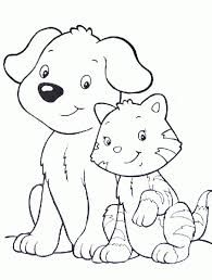 Fresh Ideas Dog And Cat Coloring Pages Printable Coloringsuite Com Dog Coloring Page Cat Coloring Page Animal Coloring Pages