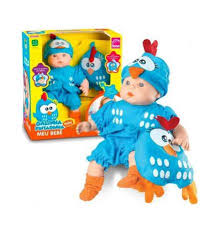Coloridoa ação do brinquedo depende de pilha/bateria: Boneca Galinha Pintadinha Baby Ref5604 7896965256049 Roma Brinquedos Bonecas Magazine Luiza