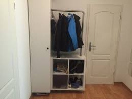 Kallax And Metod Micro Wardrobe Ikea Hackers Kallax Kallax Ikea Entry Closet