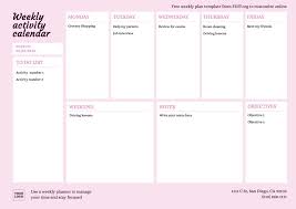 They're available in weekly and monthly versions. Free Customizable Weekly Planners Templates